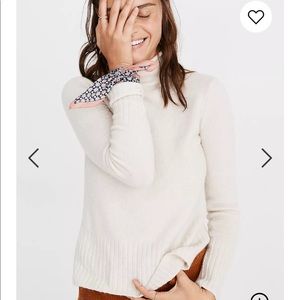 Madewell Inland Turtleneck Sweater in Coziest Yarn